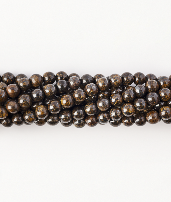 Bronzite beads