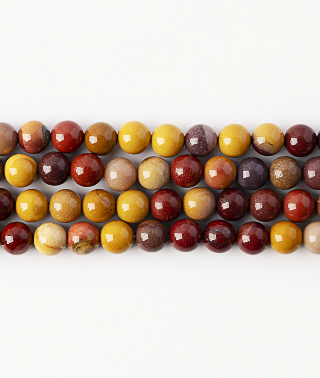 Mookaite beads