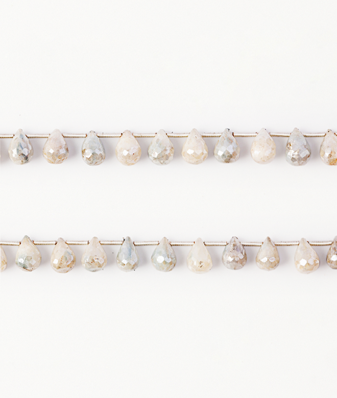 Silverite beads