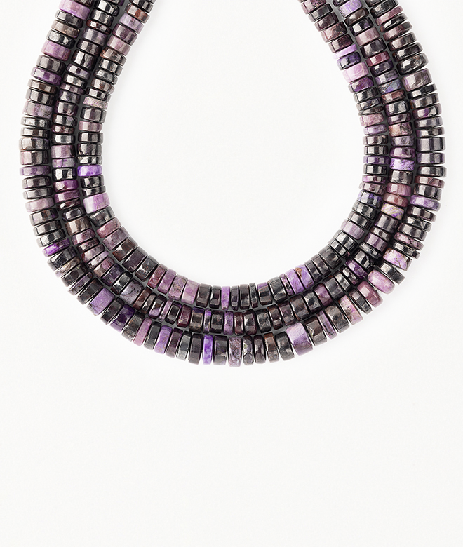 Sugulite beads