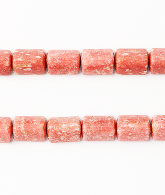 Thulite beads