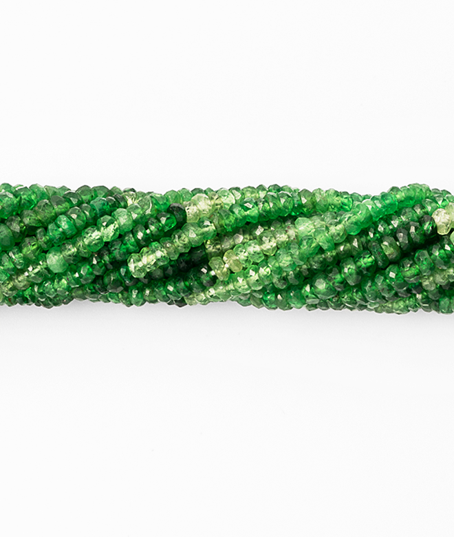 Tsavorite beads