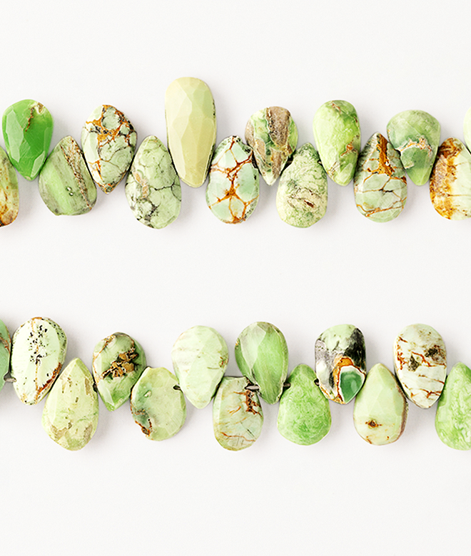 Variscite beads