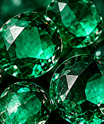 Emerald beads