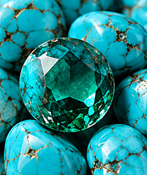 Turquoise beads